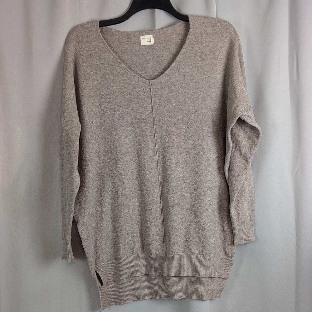 Dreamers Beige V-Neck Sweater